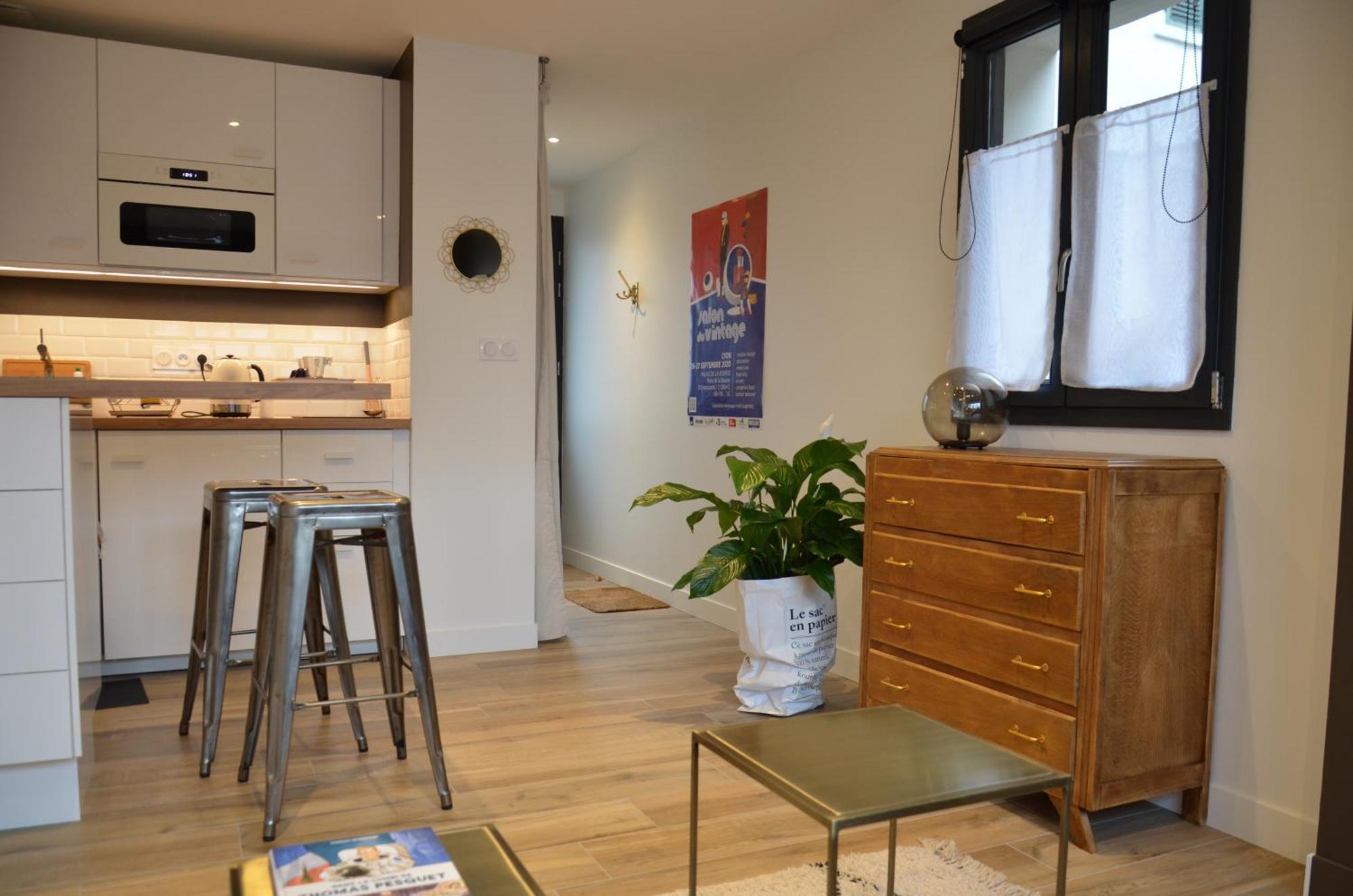 Le Burlat - Studio - Lyon - Tassin Eksteriør bilde